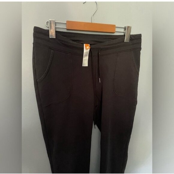 Lucy Athletic Capris Black Compression Cropped Pants Women’s Gym Medium - Picture 4 of 5